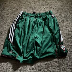 Adidas Kids Green Sports Shorts